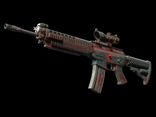 SG 553 | Fallout Warning (Battle-Scarred)