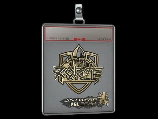 Sticker Slab | zorte (Gold) | Antwerp 2022