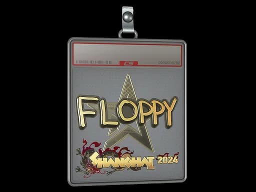 Sticker Slab | floppy (Gold) | Shanghai 2024