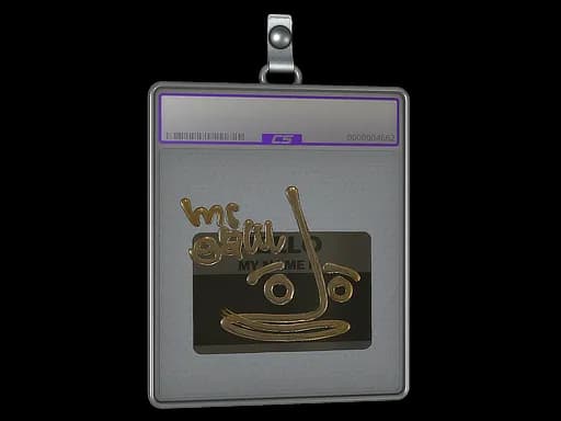 Sticker Slab | Hello Galil AR (Gold)