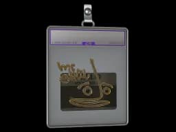 Sticker Slab | Hello Galil AR (Gold)