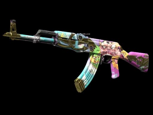 Souvenir AK-47 | B the Monster (Well-Worn)