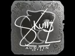 Sticker | skullz (Foil) | Austin 2025