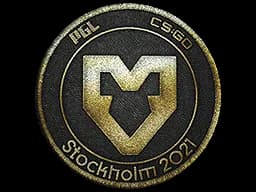Patch | MOUZ (Gold) | Stockholm 2021 - CS2 Skin Prices
