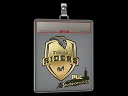 Sticker Slab | Movistar Riders (Gold) | Stockholm 2021