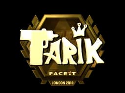 Sticker | tarik (Gold) | London 2018