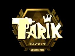 Sticker | tarik (Gold) | London 2018