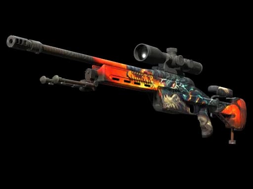 StatTrak™ SSG 08 | Dragonfire (Factory New)