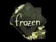 Sticker | frozen (Gold) | Rio 2022 CS2 skin