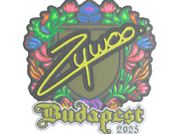 Sticker | ZywOo (Embroidered) | Budapest 2025