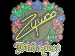 Sticker | ZywOo (Embroidered) | Budapest 2025