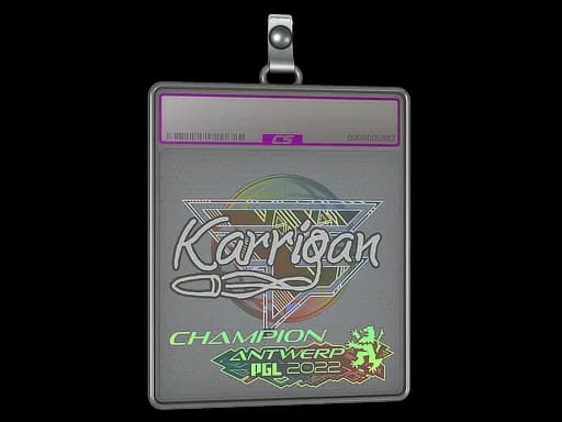 Sticker Slab | karrigan (Holo, Champion) | Antwerp 2022