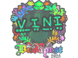 Sticker | VINI (Holo) | Budapest 2025