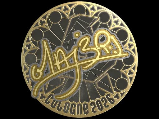 Sticker | MAJ3R (Gold) | Cologne 2026