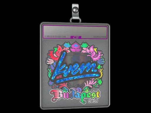 Sticker Slab | Kvem (Holo) | Budapest 2025