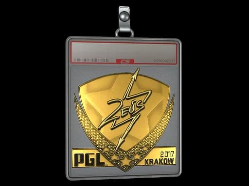 Sticker Slab | Zeus (Gold) | Krakow 2017