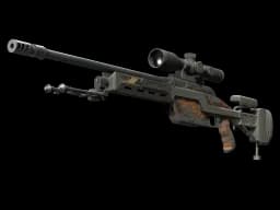 StatTrak™ SSG 08 | Death's Head (Battle-Scarred)