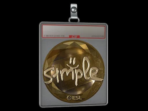 Sticker Slab | s1mple (Gold) | Katowice 2019