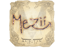 Sticker | mezii | Austin 2025