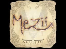 Sticker | mezii | Austin 2025