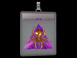 Sticker Slab | Gold Web (Foil)