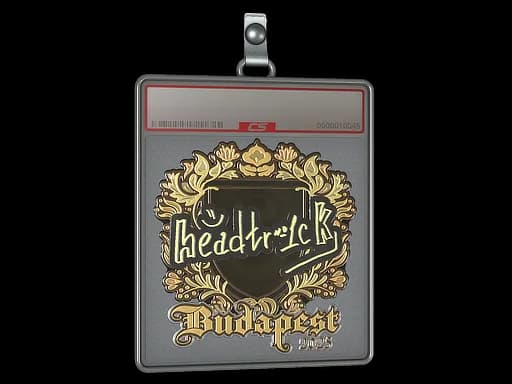Sticker Slab | headtr1ck (Gold) | Budapest 2025