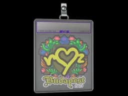 Sticker Slab | ropz (Embroidered) | Budapest 2025