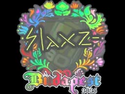 Sticker | slaxz- (Holo) | Budapest 2025