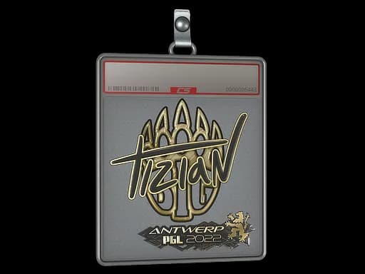 Sticker Slab | tiziaN (Gold) | Antwerp 2022