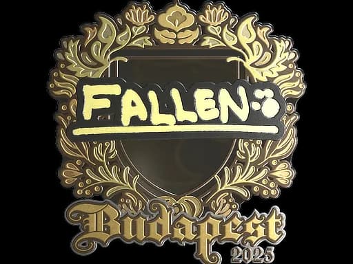 Sticker | FalleN (Gold) | Budapest 2025