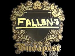 Sticker | FalleN (Gold) | Budapest 2025