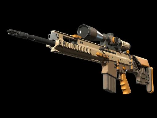 SCAR-20 | Short Ochre (Well-Worn)