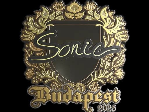 Sticker | Sonic (Gold) | Budapest 2025