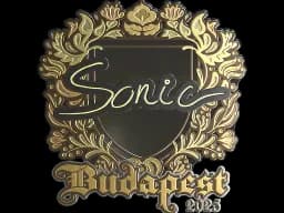 Sticker | Sonic (Gold) | Budapest 2025