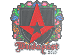 Sticker | Astralis (Embroidered) | Budapest 2025