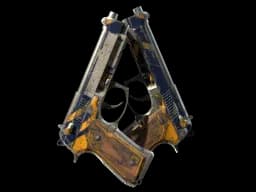 StatTrak™ Dual Berettas | Marina (Battle-Scarred)