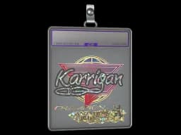 Sticker Slab | karrigan (Glitter, Champion) | Antwerp 2022