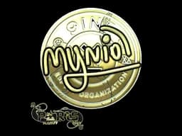 Sticker | mynio (Gold) | Paris 2023