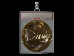 Sticker Slab | dennis (Gold) | Katowice 2019