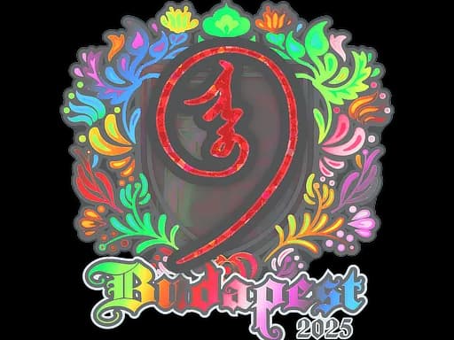 Sticker | nin9 (Holo) | Budapest 2025