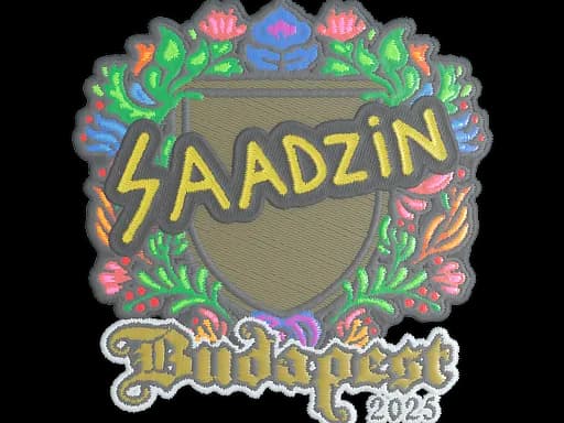 Sticker | saadzin (Embroidered) | Budapest 2025