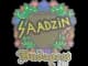 Sticker | saadzin (Embroidered) | Budapest 2025 CS2 skin