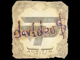 Sticker | dav1deuS | Austin 2025