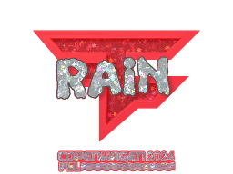 Sticker | rain (Glitter) | Copenhagen 2024