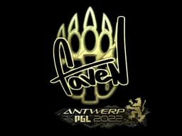 Sticker | faveN (Gold) | Antwerp 2022
