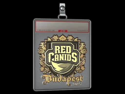 Sticker Slab | RED Canids (Gold) | Budapest 2025