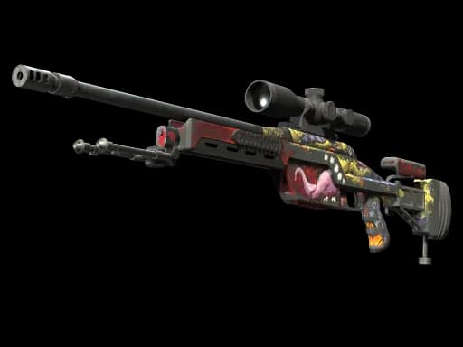 StatTrak™ SSG 08 | Bloodshot (Battle-Scarred)