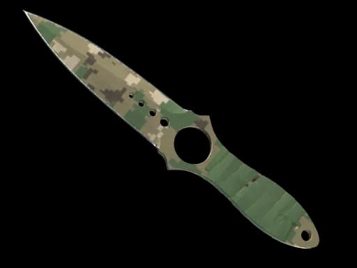 ★ StatTrak™ Skeleton Knife | Forest DDPAT (Well-Worn)