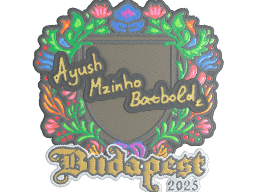 Sticker | mzinho (Embroidered) | Budapest 2025