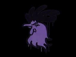 Sealed Graffiti | Cocky (Monster Purple)